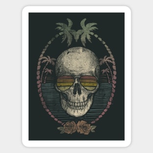 Palm Skull Sticker